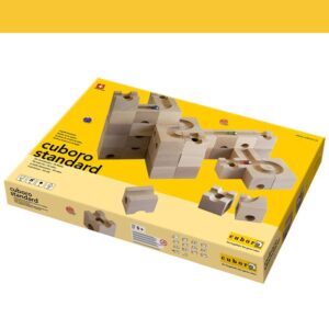 Zestaw podstawowy do budowy torów dla kulek Cuboro Standard - w opakowaniu